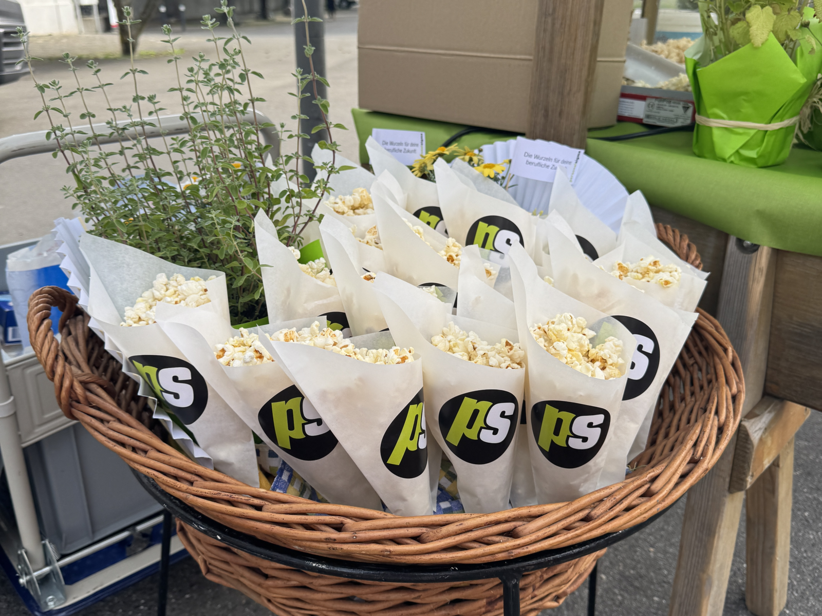 Popcorn am Stand der Personal Sigma Sursee AG | © Personal Sigma Sursee AG